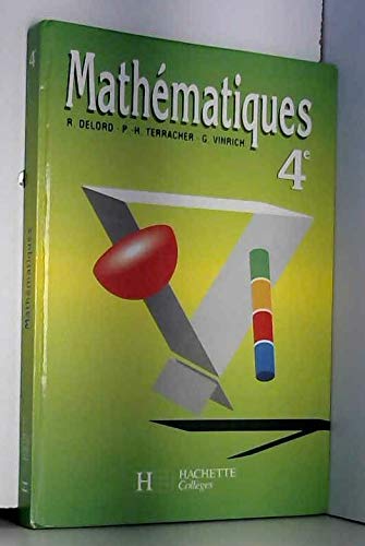 Mathématiques, 4e, 1992. Livre de l'élève 9782010190124