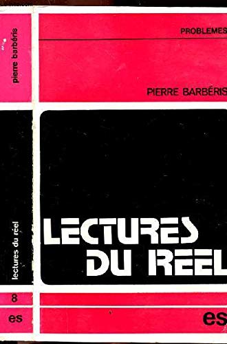 LECTURES DU REEL - COLLECTION PROBLEMES N°8 