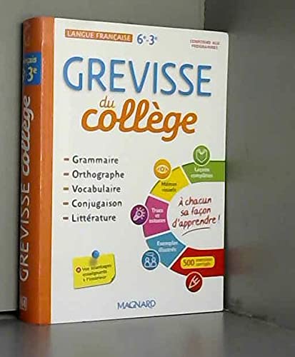 SPECIMEN LE GREVISSE DU COLLEGE 9782210759671