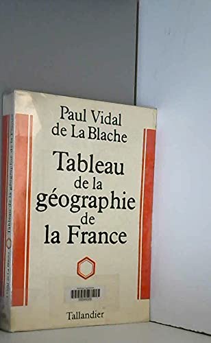 Tableau de la géographie de la France 9782235007467