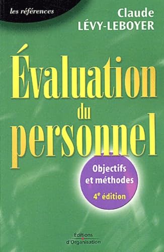 Evaluation du personnel : Objectifs et méthodes 9782708127821