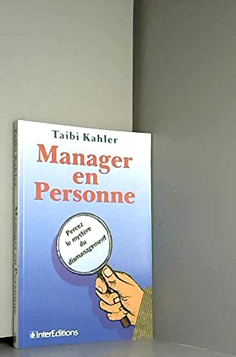 Manager en personne 9782729603106