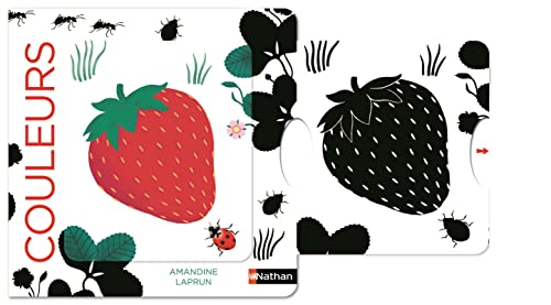 Les couleurs - Un livre en noir et blanc qui passe en couleurs grâce aux animations, pour les bébés des 6 mois. Les belles couleurs 9782095013844