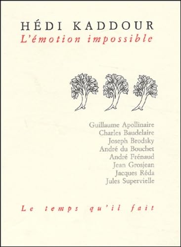 L'Emotion impossible 9782868532008