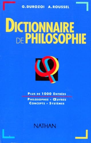 Dictionnaire de philosophie 9782091802992