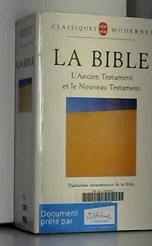 Traduction oecuménique de la Bible (TOB). Ancien et Nouveau Testament 9782253132363