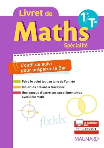 Maths 1re Tle - Livret (2022) 9782210117341