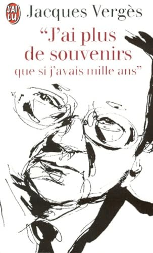 J'ai plus de souvenirs que si j'avais mille ans 9782290052402