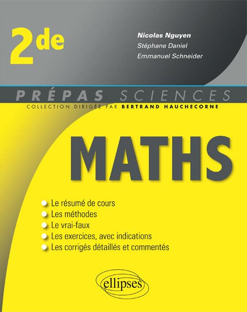 Mathématiques Seconde 9782340026988