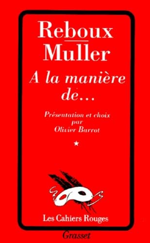 A LA MANIERE DE... Tome 1 9782246556312