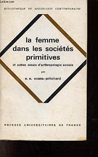 La femme dans les sociétés primitives, et autres essais d'anthropologie sociale 9782130314615
