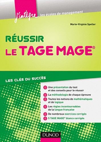 Réussir le concours Tage Mage 9782100573776