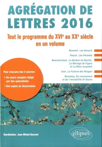 Agrégation de lettres: Tout le programme du XVIe au XXe siècle en un volume 9782340007710
