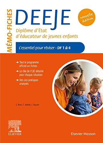 Mémo-Fiches DEEJE - Diplôme d'État d'éducateur de jeunes enfants: L'essentiel pour réviser DF1 à 4 9782294781599