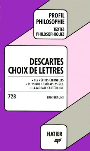Descartes. Choix De Lettres 9782218015687