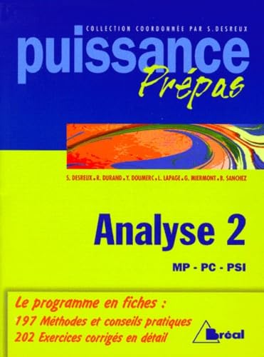 Analyse Tome 2: Analyse 9782842911706