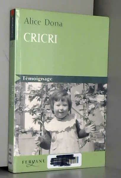 cricri [edition en gros caractères 9782840116578