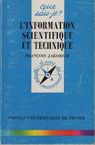 L'information scientifique et technique 9782130472728