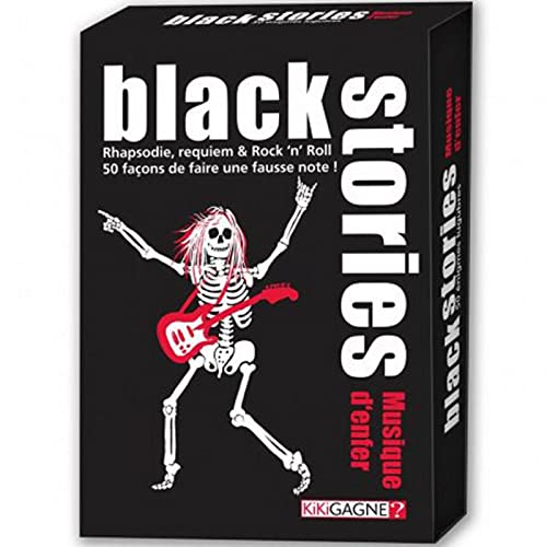 KIKIGAGNE Black Stories Science-Fiction – Énigmes Inspirées de Films SF Culte – 2 Joueurs et Plus dès 14 Ans – Version Française 0087169139468