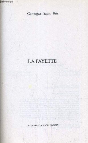 La Fayette 9782298003154