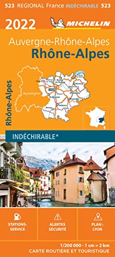Carte Régionale Rhône-Alpes 2022 9782067254015