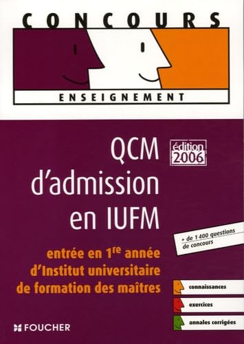 QCM d'admission en IUFM 9782216099368