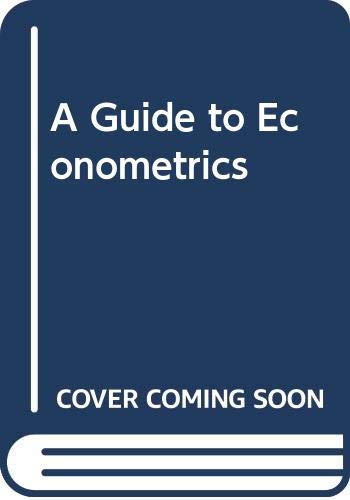 A Guide to Econometrics 9780631182115