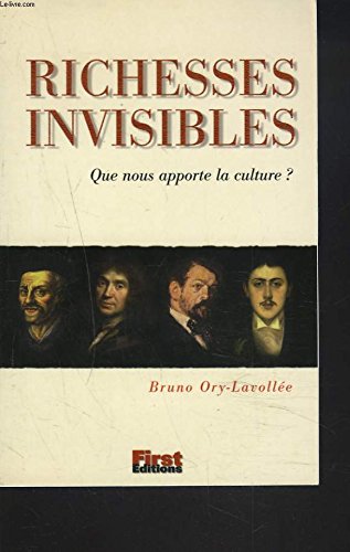 Richesses invisibles 9782876914513