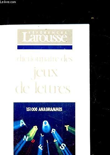 Dictionnaire des jeux de lettres 9782037300919