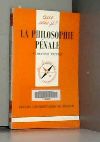 La philosophie pénale 9782130473497