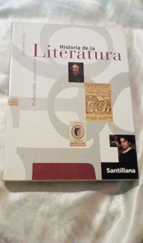Manuales, historia de la literatura bachillerato 9788429494549