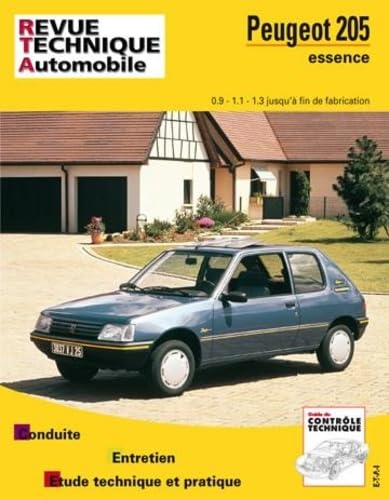 Peugeot 205 - moteurs essence 0.9, 1.1 et 1.3 9782726870815
