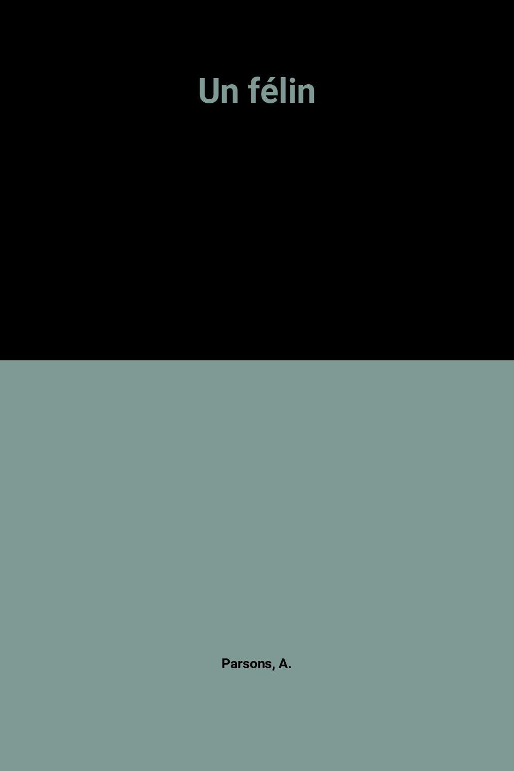 Un félin 9782070316052