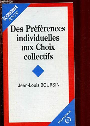 Des préférences individuelles aux choix collectifs 9782717829464