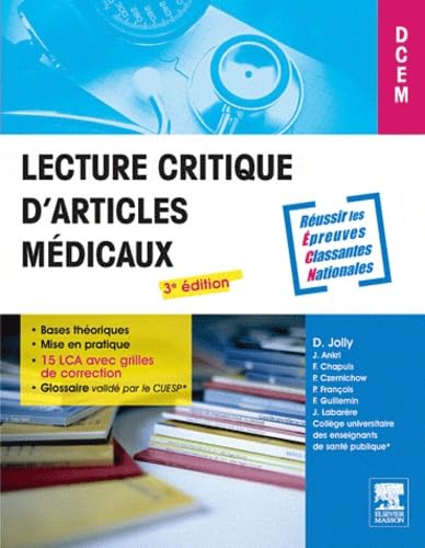 Lecture critique d'articles médicaux 9782294715013