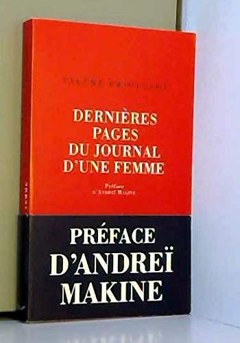 Dernières pages du journal d'une femme 9782715220645