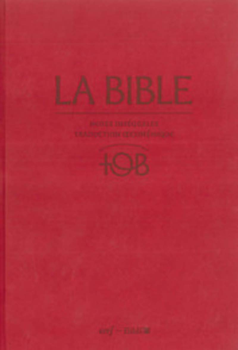 La Bible - Traduction oecuménique - notes intégrales, reliure rigide satin mat grenat sous étui 9782204093828
