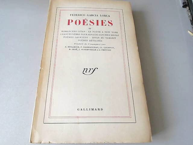 Federico Garcia Lorca - Poésies II 