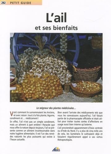 PG292 - L'ail et ses bienfaits 9782842594244