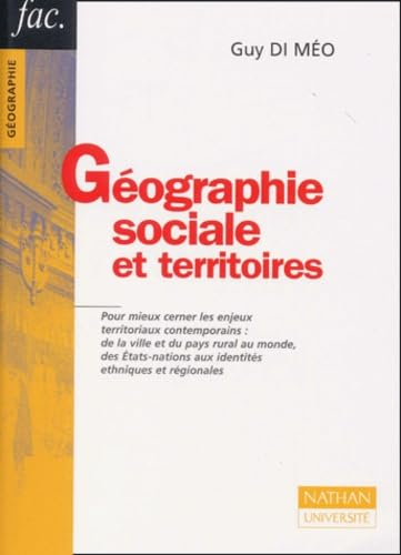 Géographie sociale et territoires 9782091912035
