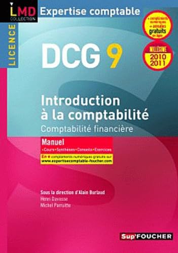 DCG 9 Introduction à la comptabilité 9782216099566