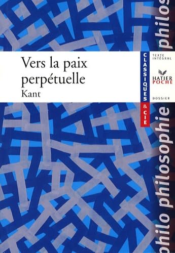 Vers la paix perpétuelle 9782218927096