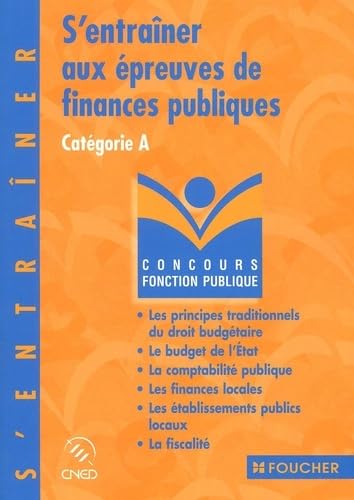 S'entraîner épreuve de finances publiques 9782216092703