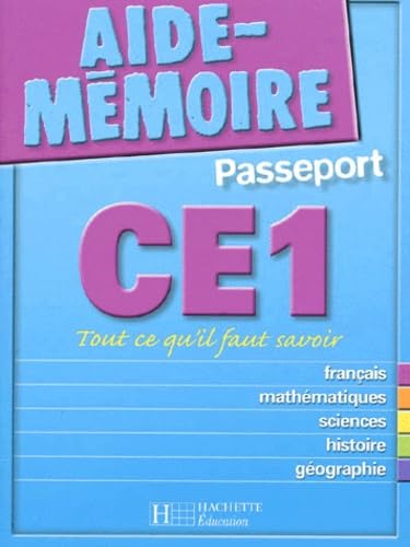 Aide-Mémoire Passeport : CE1 - 7-8 ans 9782011681621