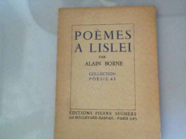 POEMES A LISLEI. 