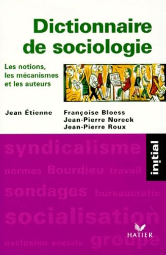 Dictionnaire de sociologie 9782218717550