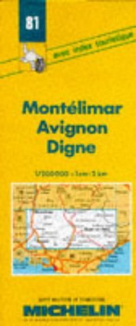 Carte routière : Montélimar - Avignon - Digne, 81, 1/200000 9782067000810
