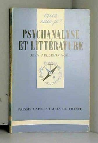 Psychanalyse et litterature 9782130358176