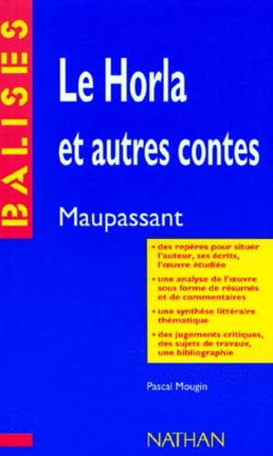 Le Horla et autres contes de Maupassant 9782091807614