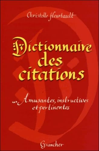 Dictionnaire de citations 9782733908631